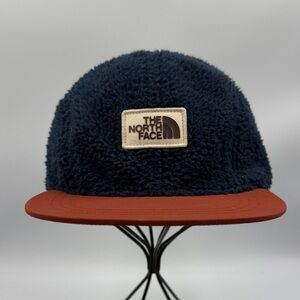 The North Face Dark Blue and Brick Red Hat